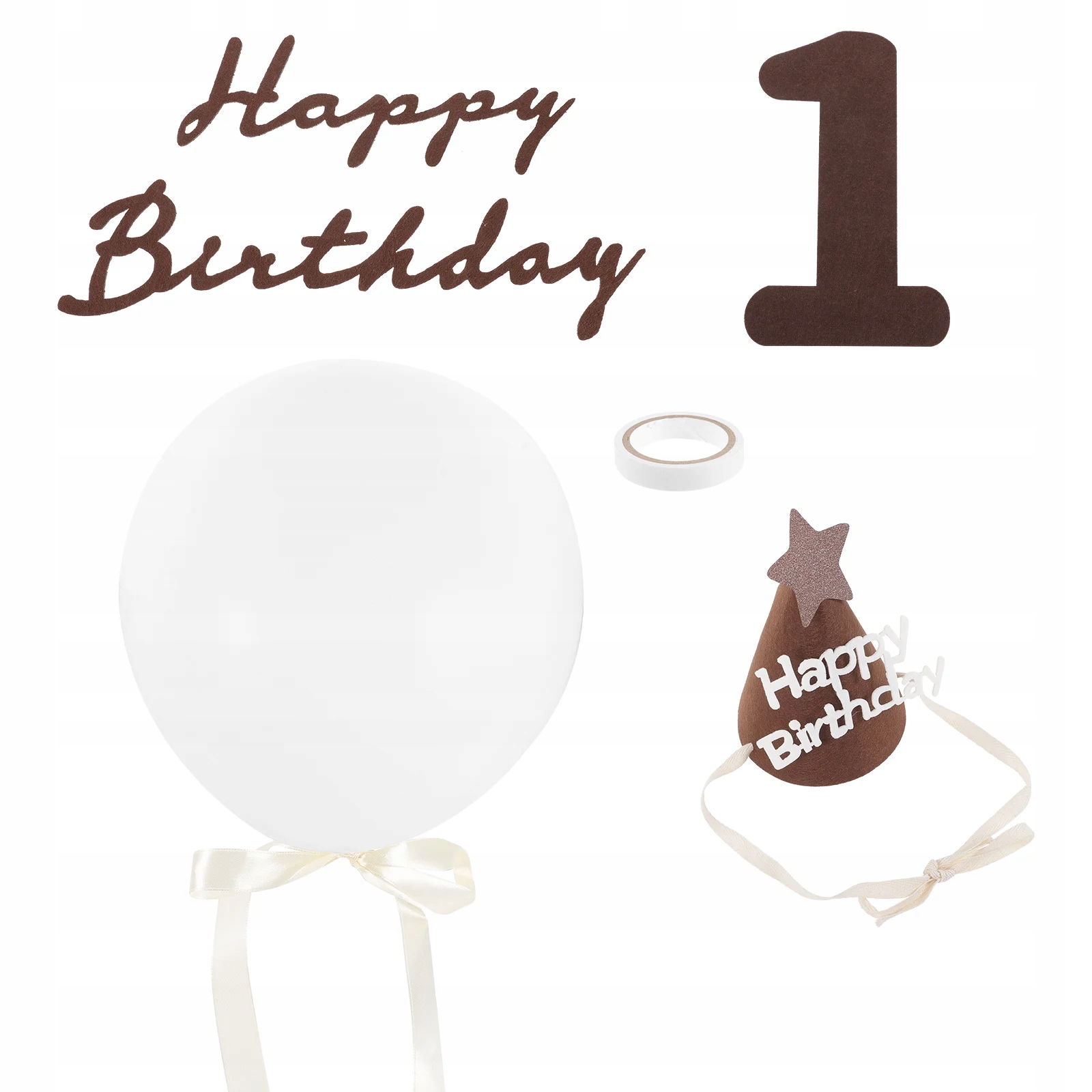 Balony Happy Birthday Party Prosta dekoracja