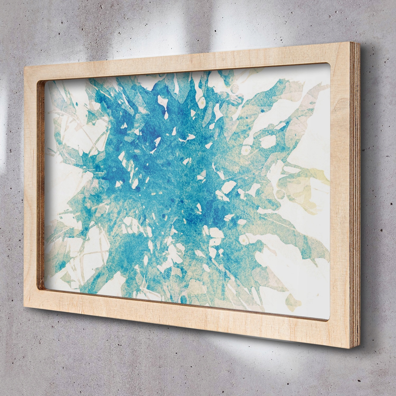 Nástěnný fotoobraz s rámem Abstrakce akvarel 65x45