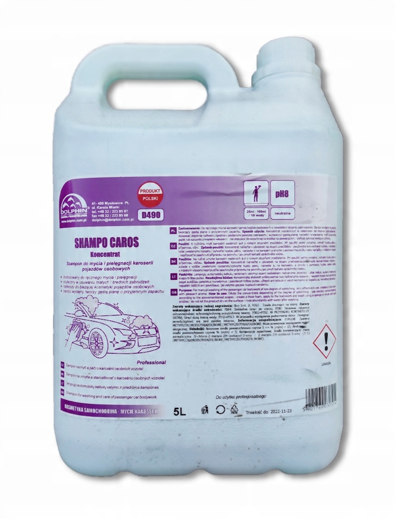 

** Dolphin Shampo Caros 5L do mycia samochodów **