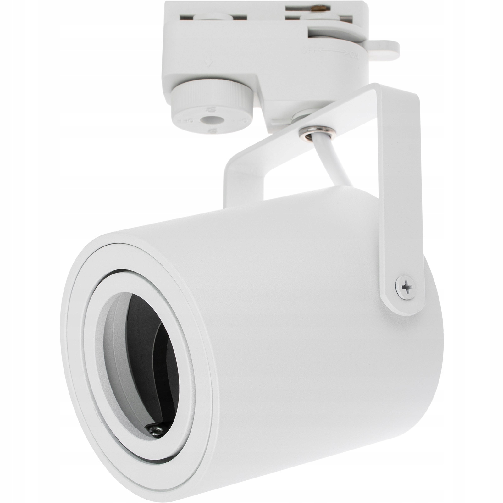 Reflektor Szynowy GU10 Biały Mat do Szynoprzewodów Marka Masterled