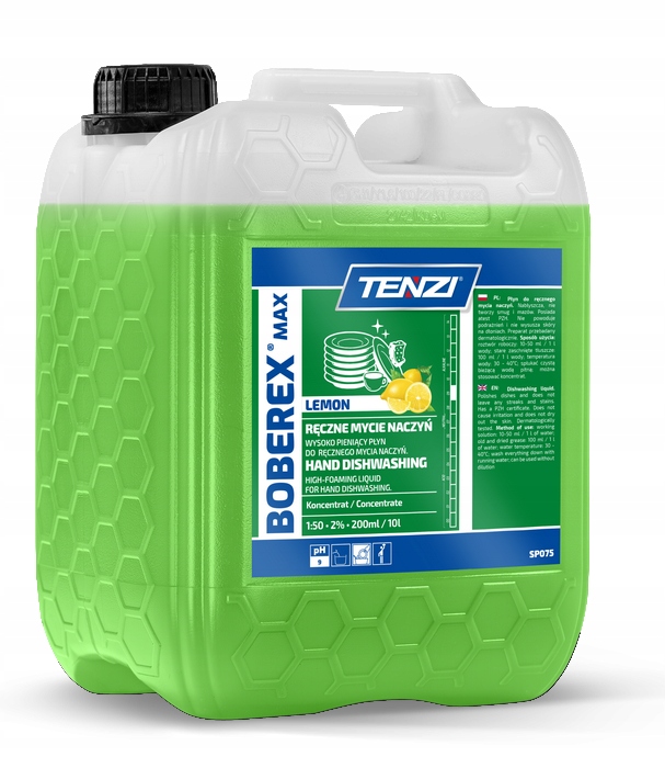 Levně Tekutý Prostředek Na Mytí Nádobí tenzi> Boberex Max Koncentrát Účinný Lemon Nádobí 5L