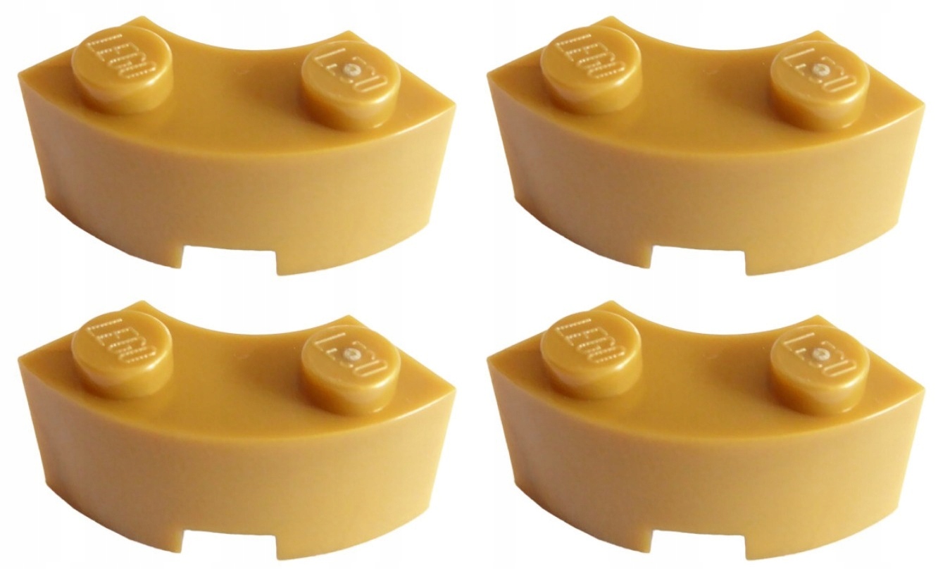

Lego 85080 Narożnik Łuk złoty perłowy (4g) 4 szt.