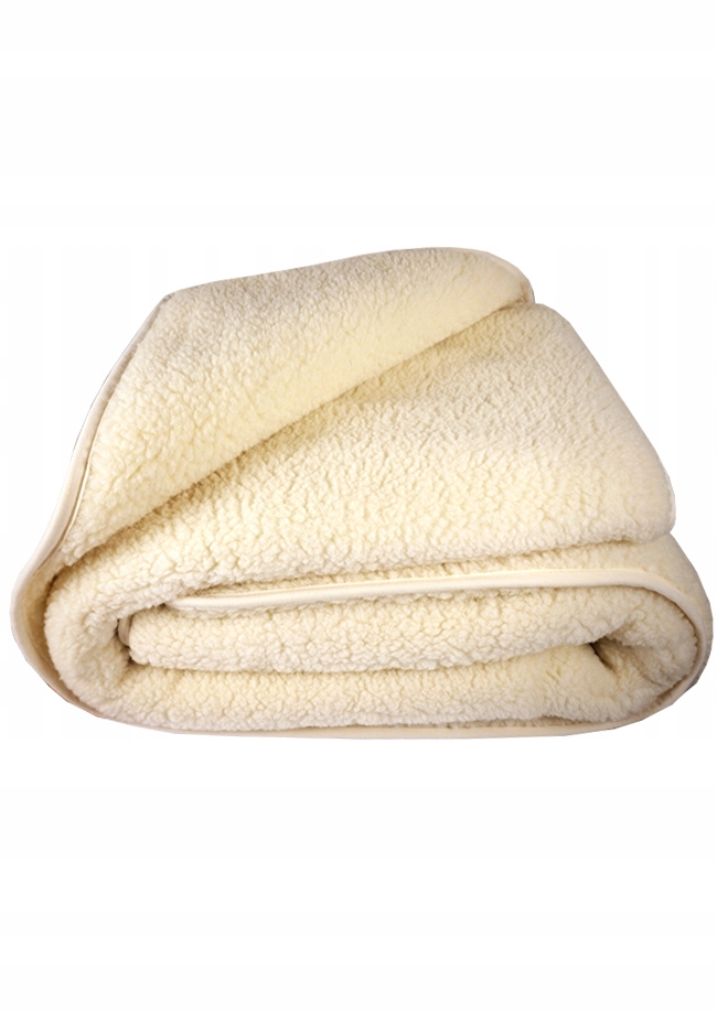 Prikrývka z ovčej vlny Natur 140x200 cm zimná