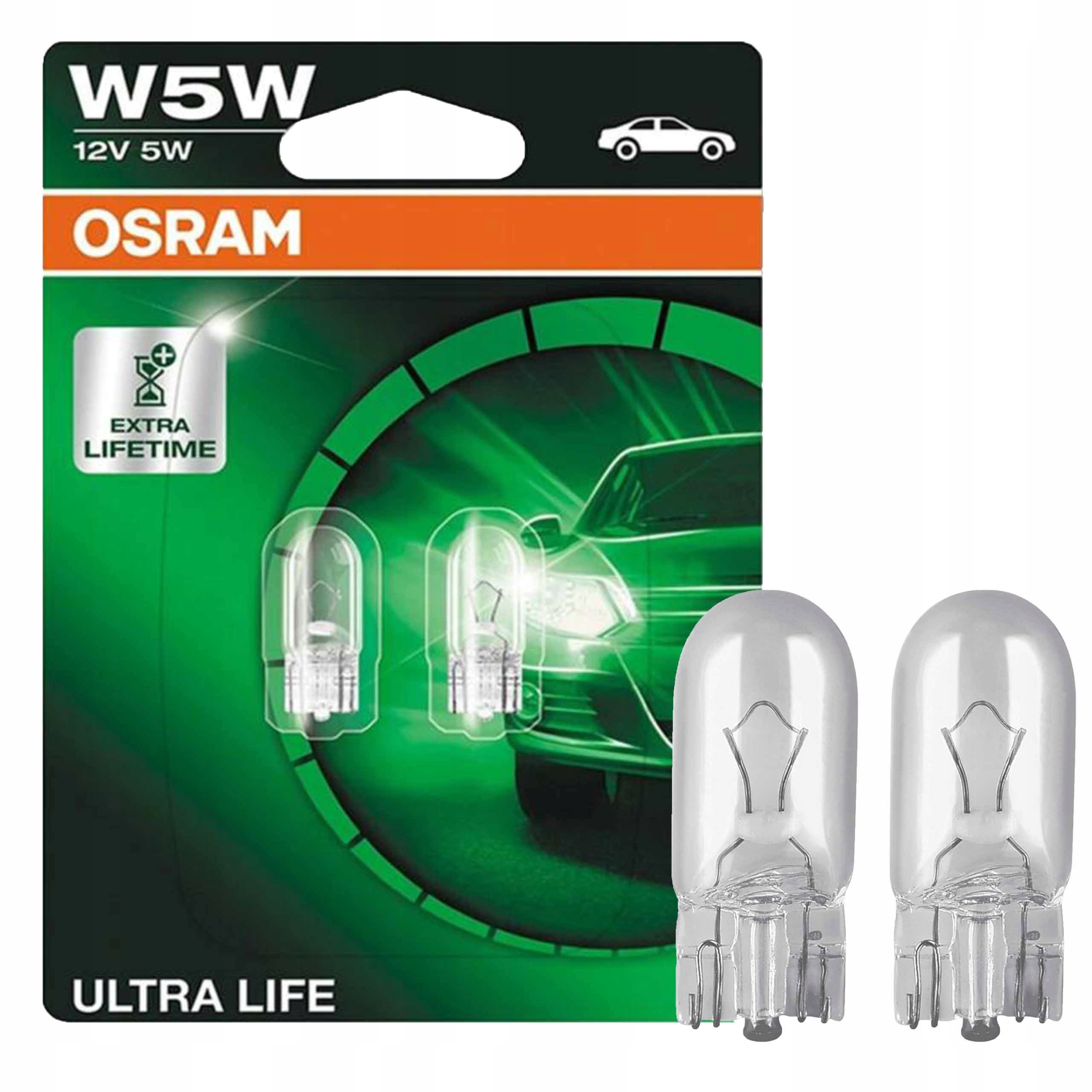 

2X Osram Żarówki W5W Ultra Life Kpl