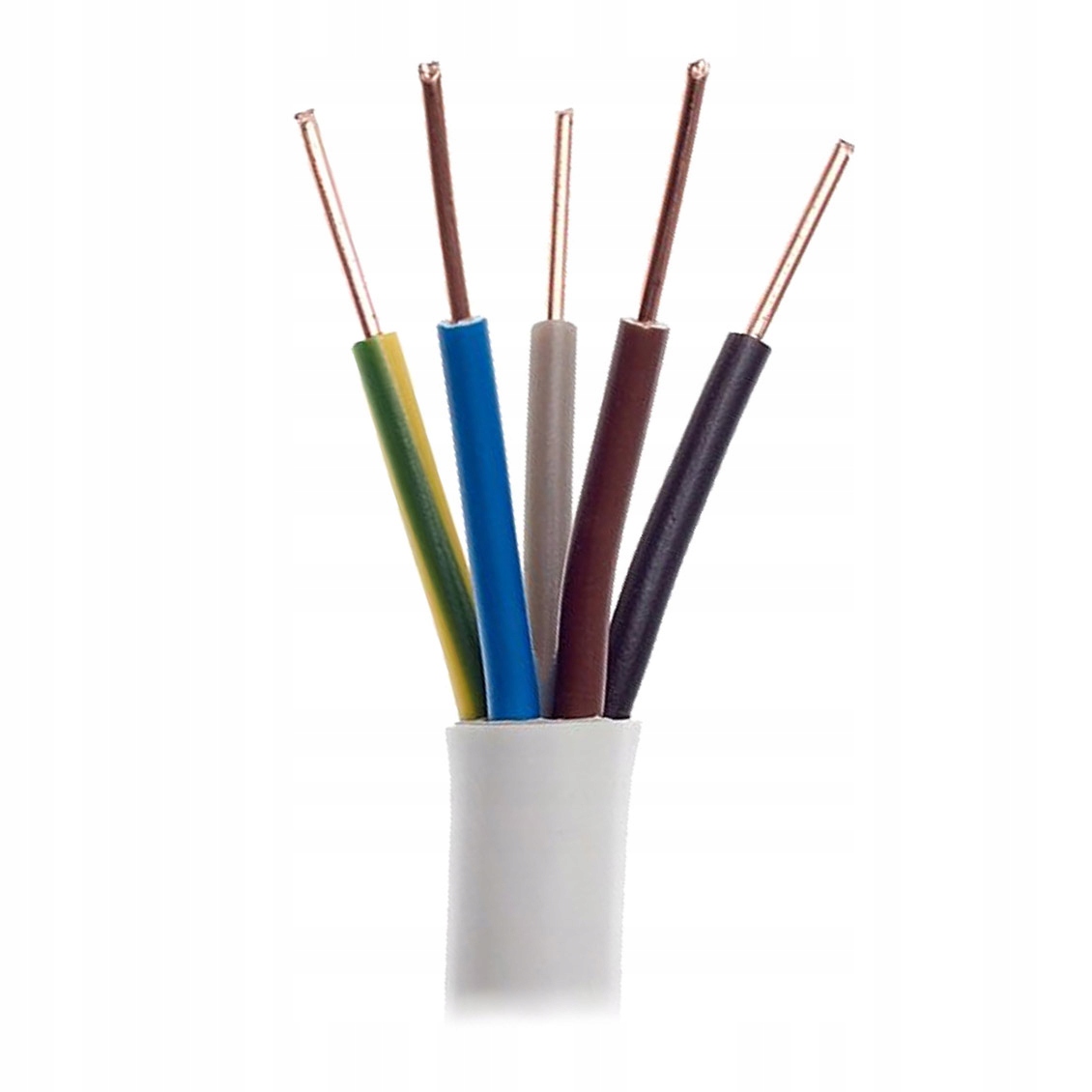 

Przewód Instalacyjny Drut Ydy 5x4 mm² 750V 1mb