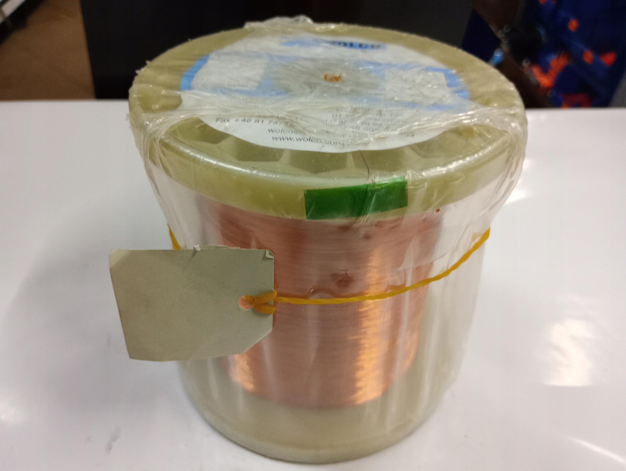 Měděný drát, měkký, M1E R, 3.0 mm, závit 1 kg Wolco