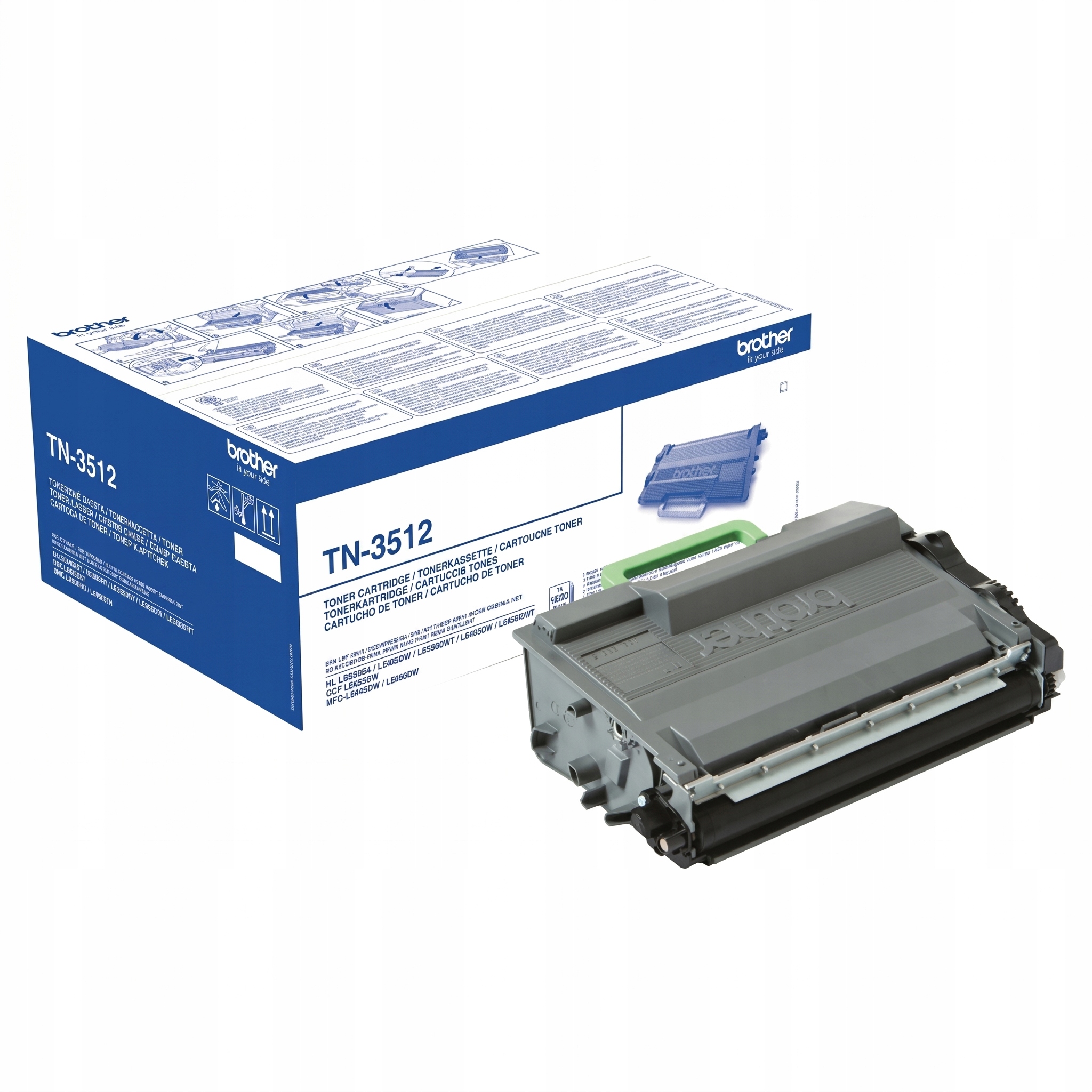 Originálny toner Brother TN-3480 HL-L5000DN HL-L5100DN HL-L5200DW [Čierny]