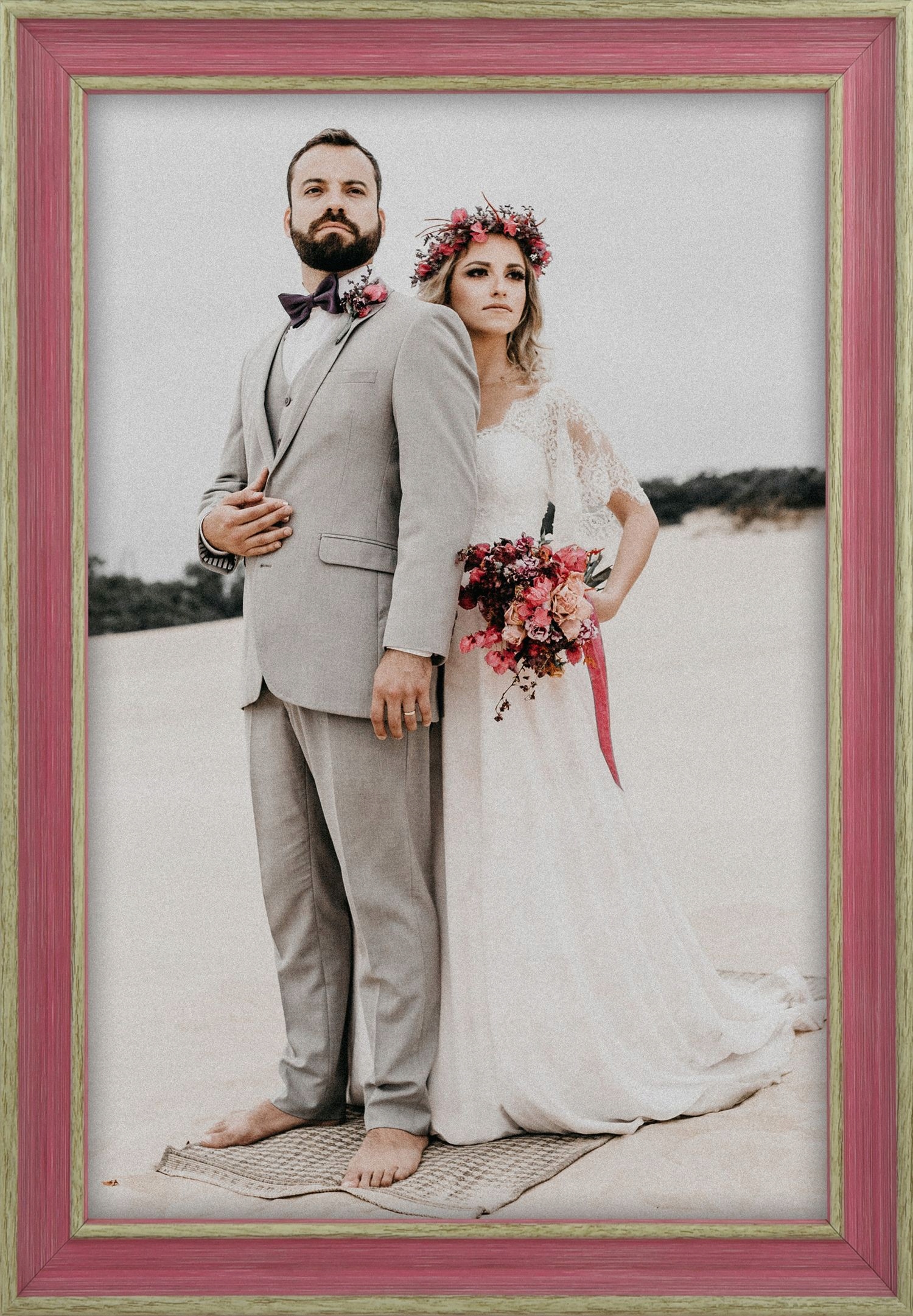 

Ramka Na Zdjęcia Różowa Ramki Foto Rama 21x29,7 CM