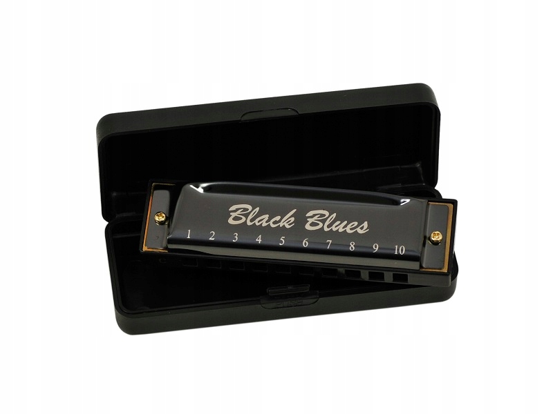 Harmonijka ustna BLACK BLUES C-DUR + MARAKASY Marka BLACK BLUES