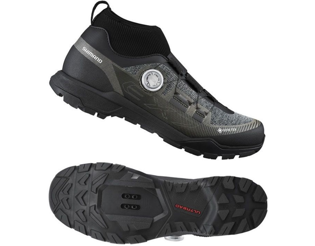 Buty Rowerowe Wpinane Shimano EX700 Gtx Spd męskie czarne rozmiar 42