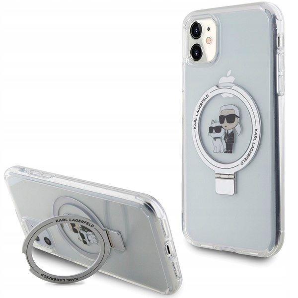 Karl Lagerfeld KLHMN61HMRSKCH iPhone 11 Xr 6.1" biały/white hard