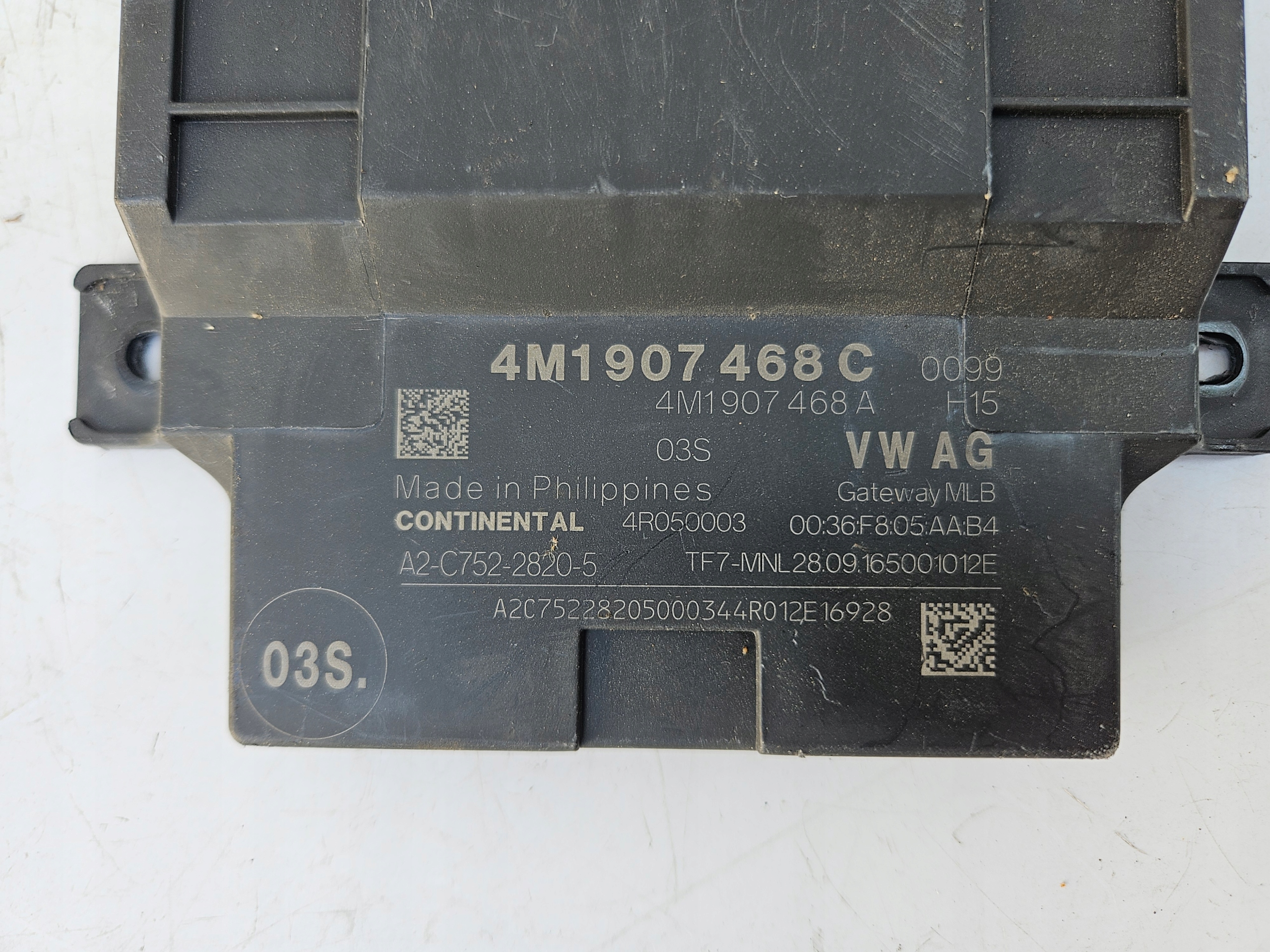 control unit module GATEWAY AUDI A4 B9 8W 4M1907468C 4M1907468A