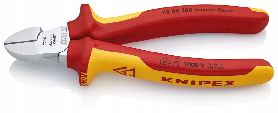 Szczypce tnące boczne Knipex 70 06 160 1000V