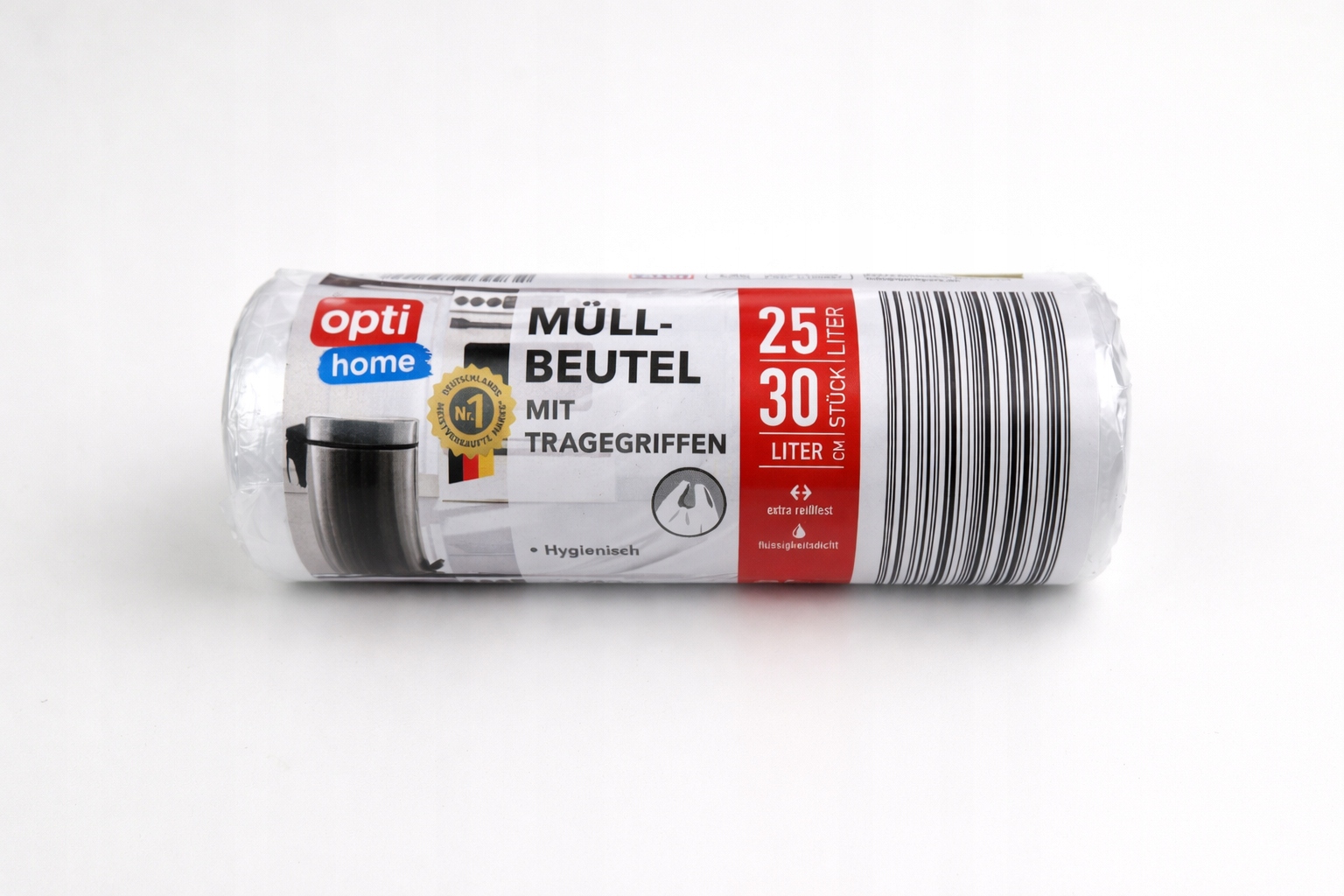 Worki na śmieci 25L OPTI HOME z uszami 30 szt. Mocne, szczelne, wytrzymałe
