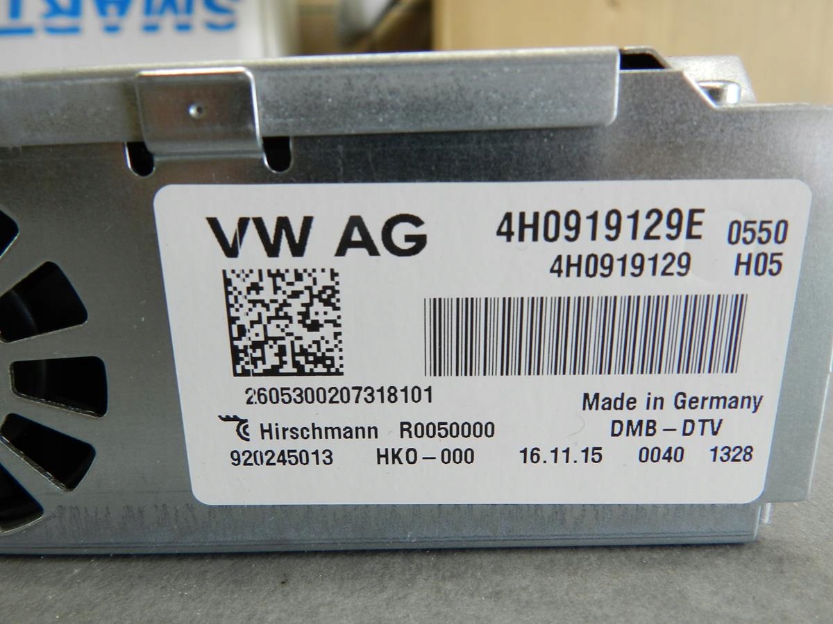 AUDI A5 8T TUNER TV 4H0919129E