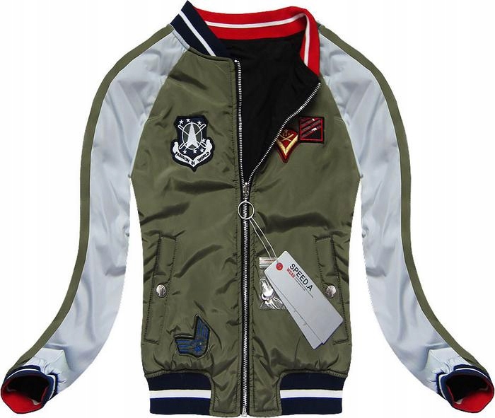 

Bomberka Damska Kurtka Dwustronna Wiosenna M