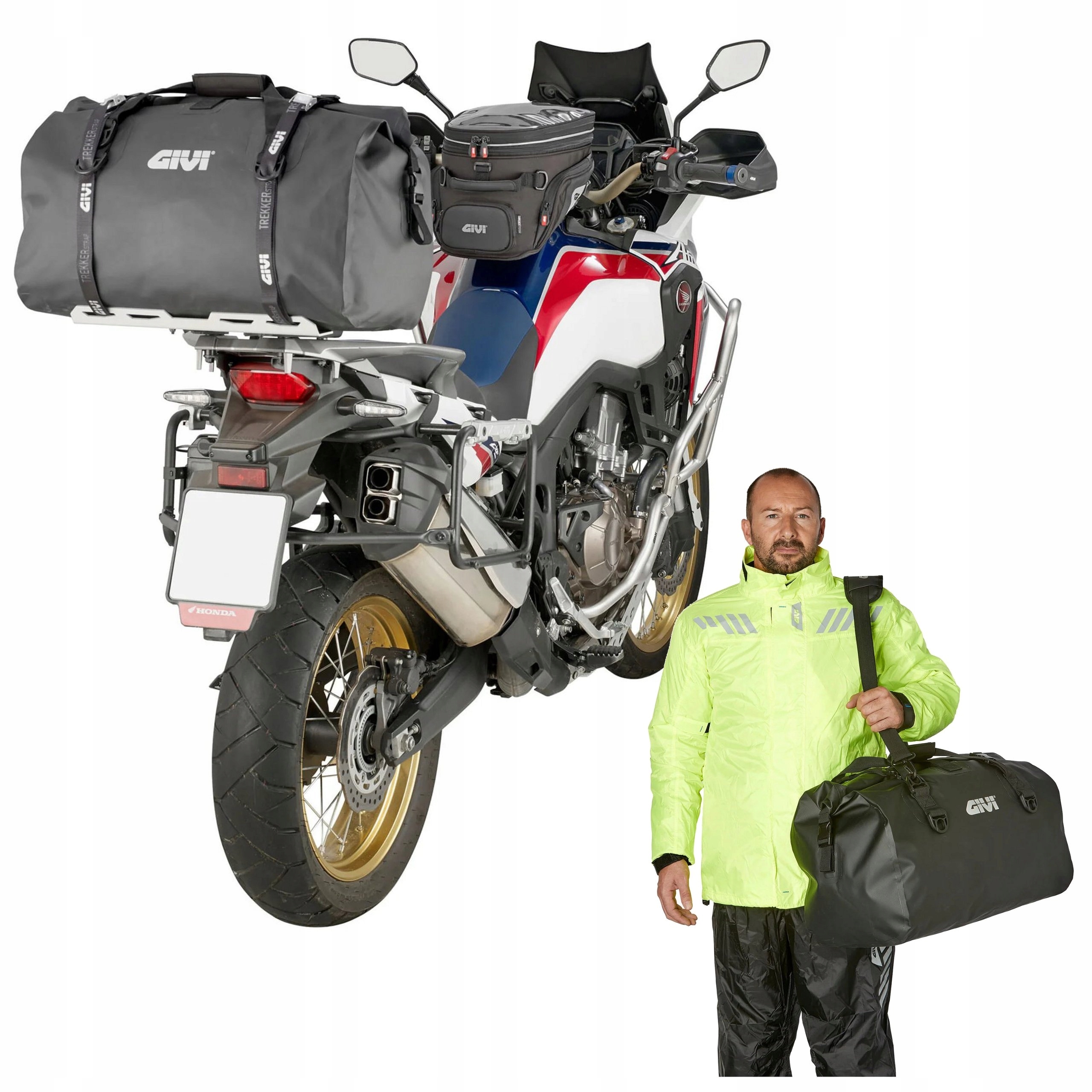 Vodotesná motocyklová taška Rollbag 60 litrov na motocykel Givi