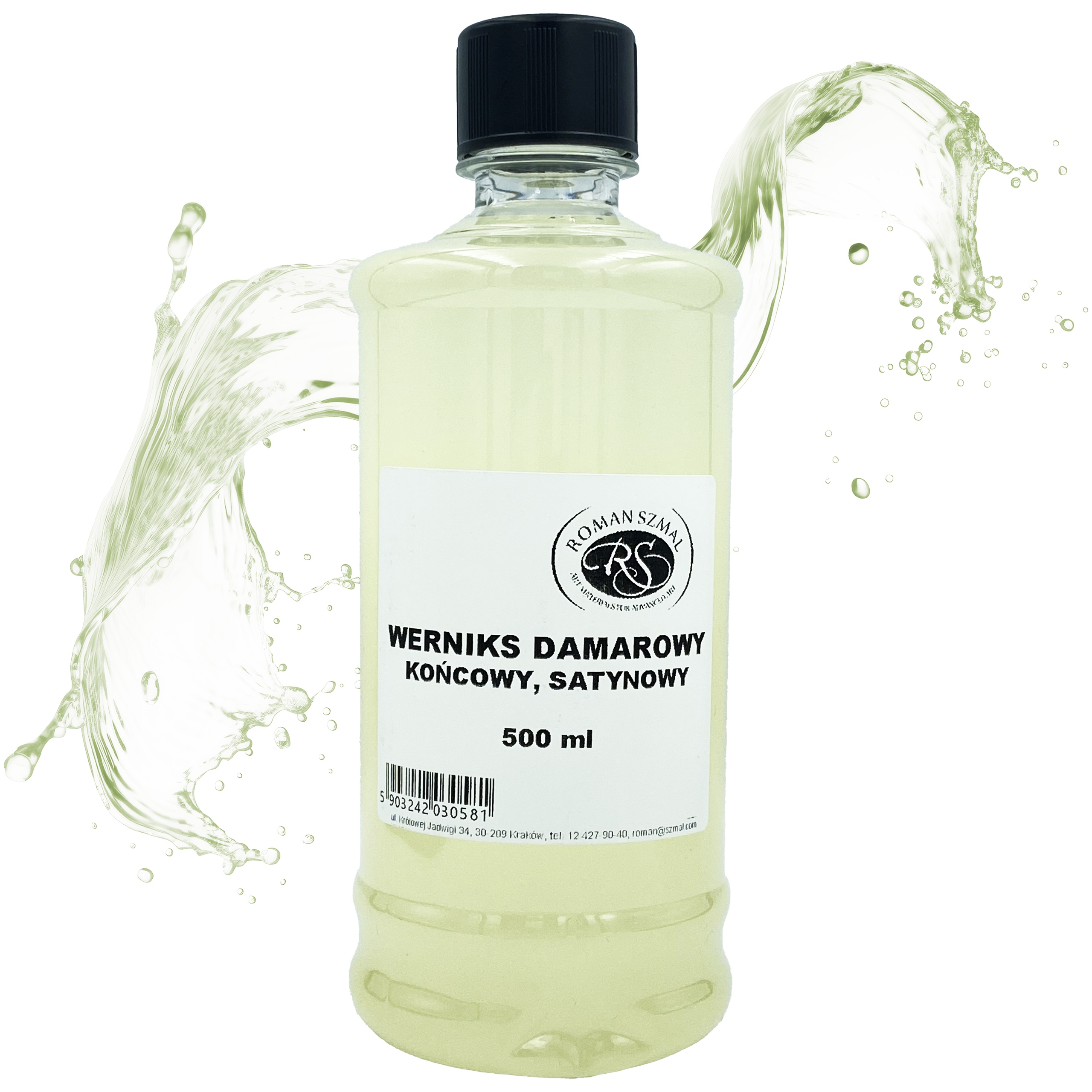 Verniks damarový závěrečný Saténový Roman Šmal anti Uv profesionální 500ml