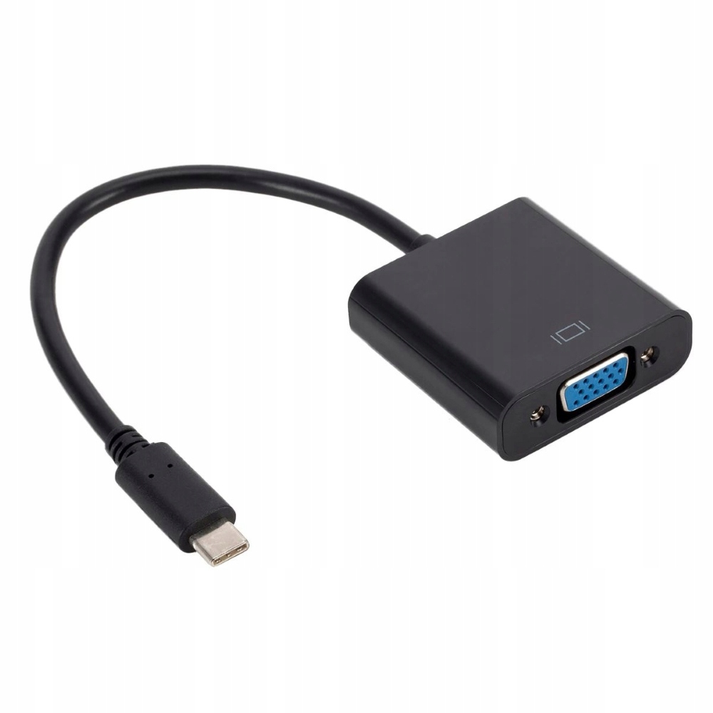 Przejściówka USB-C Smart-Tel do VGA czarna