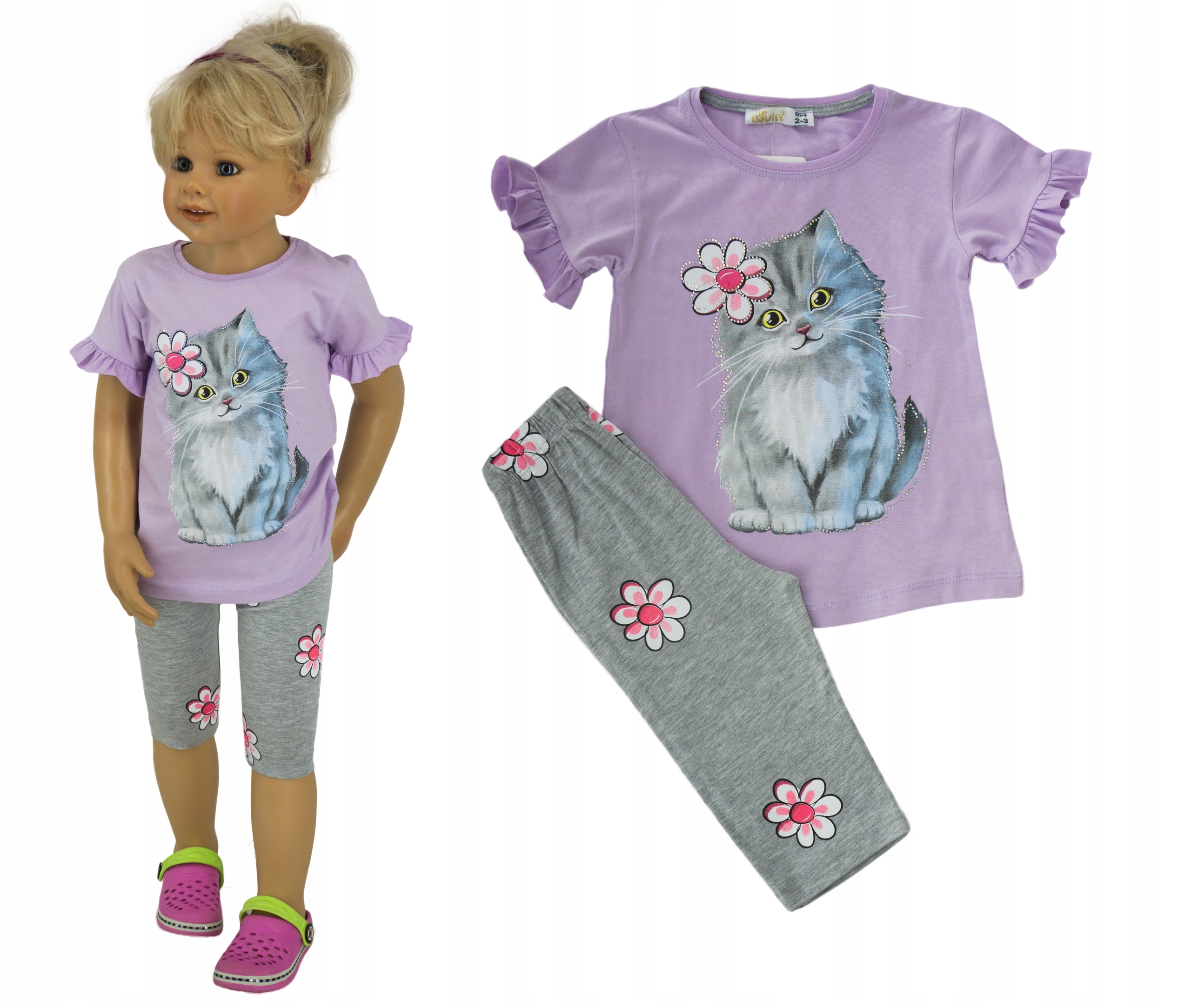 

Komplet bluzka + legginsy P0298 rozmiar 104