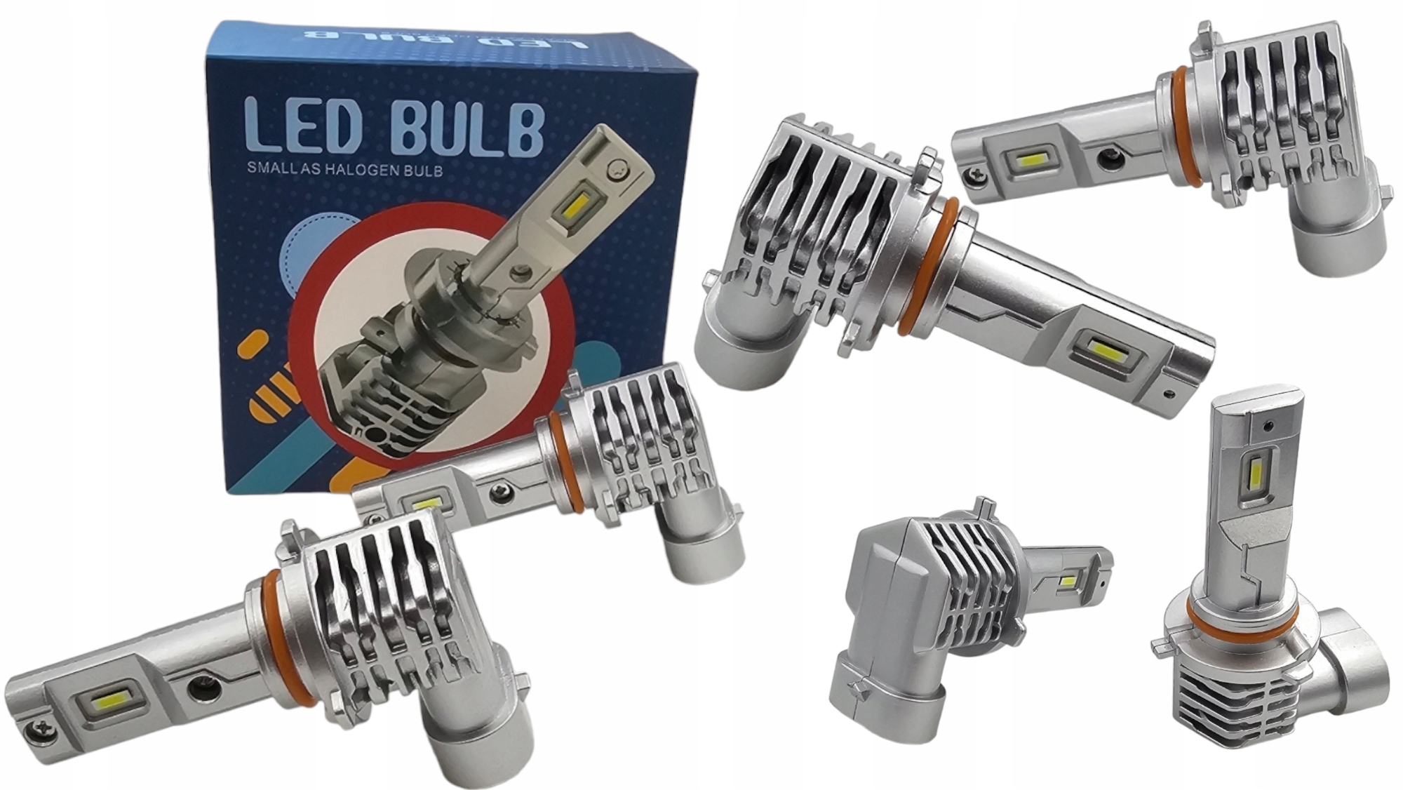 Led žárovky Bulb M4 HB3 9005 50W Plug&Play Csp 1do1 IP65 Canbus Ultra Silné