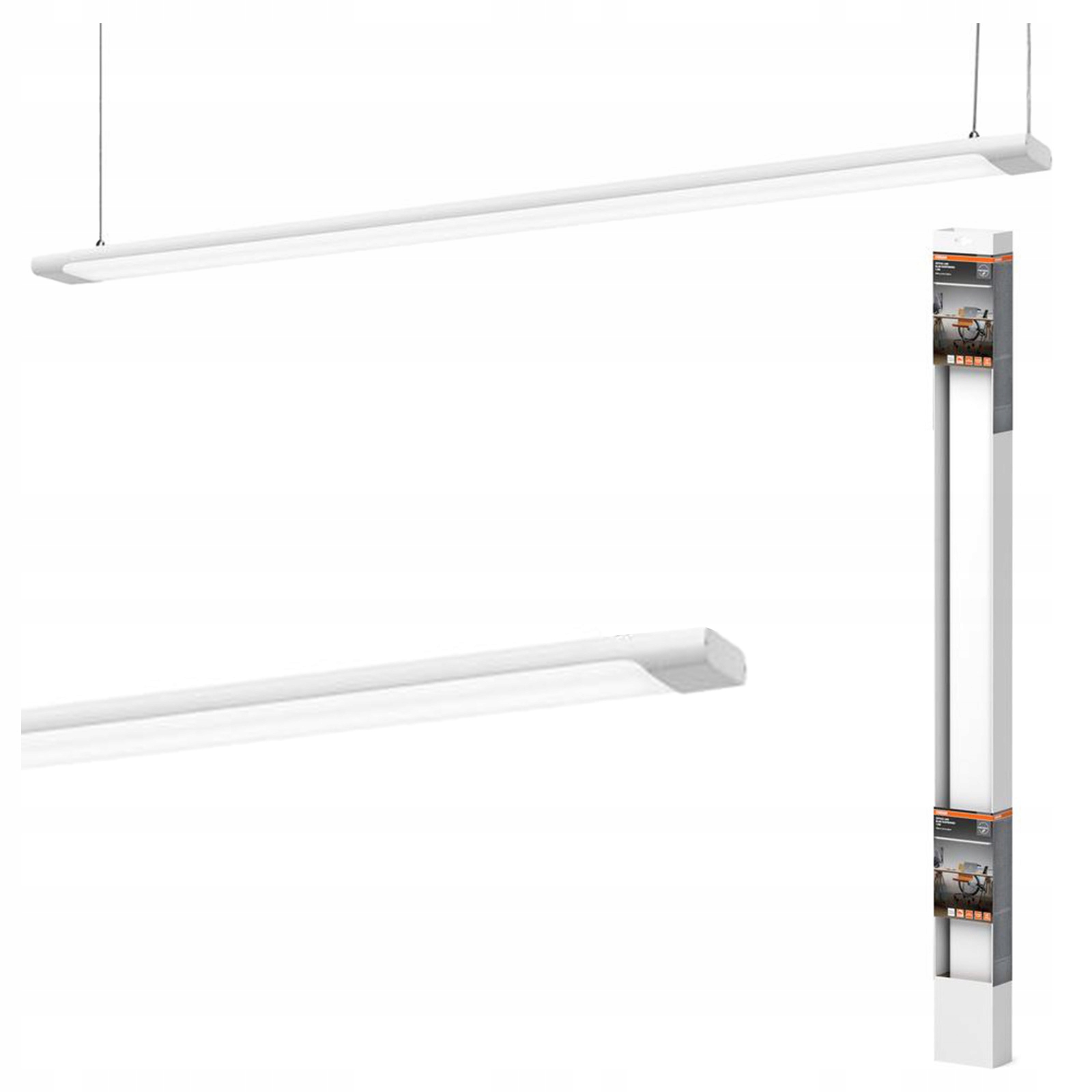 Stropná závesná lampa kancelárska lineárna Led stmievateľná 40W 4000K 4400lm