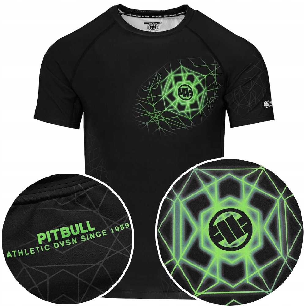 Pitbull Męski Longsleeve Rashguard Techniczny Pit Bull Ray_l