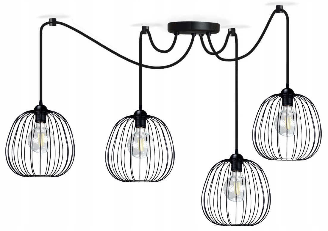 Závěsná stropní lampa lustr Drum nad stůl do obývacího pokoje loftová stropní lampa