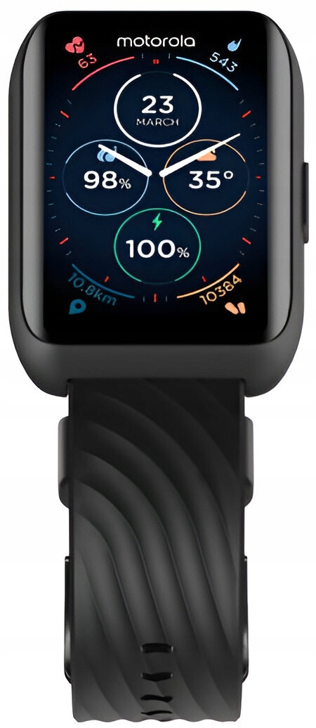 Smartwatch MOTOROLA Moto Watch 40 Czarny Kolor czarny