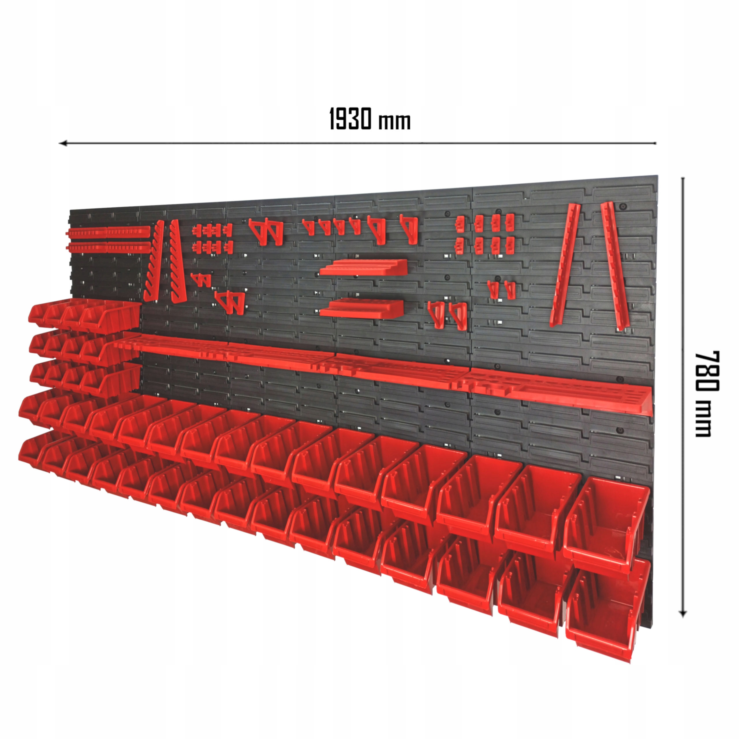 TABLICA ŚCIANKA WARSZTATOWA 193X78CM 42 KUWETY EAN (GTIN) 5904966041242