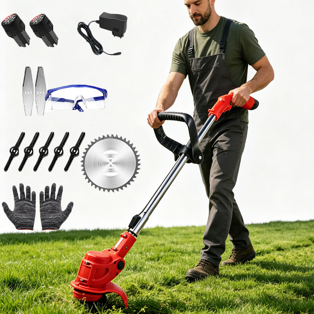 Trávy Bezdrátová Zahradní Sekačka Na Trávu, Regulovatelná, 12 V, 650 W