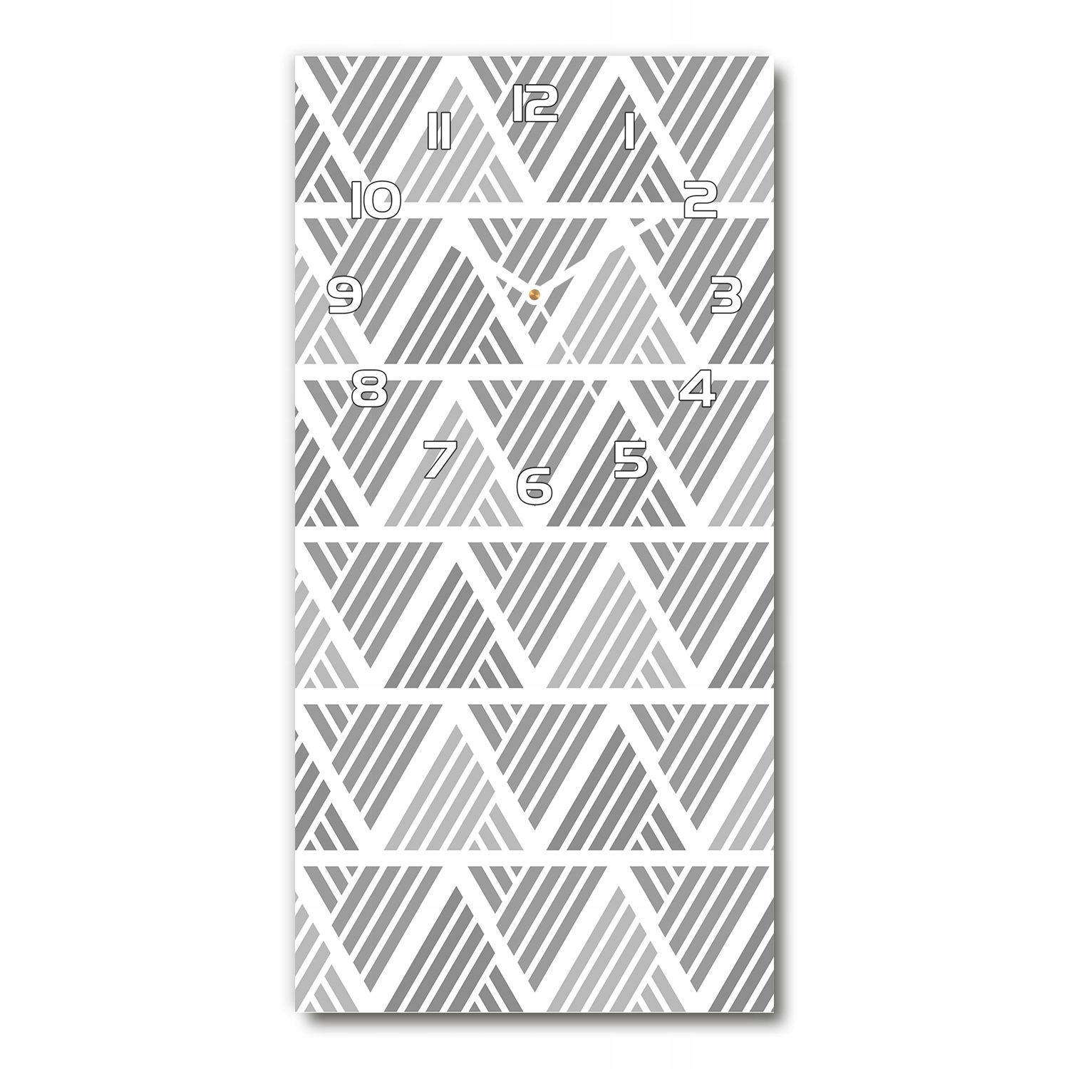 

Zegar ścienny cichy Geometryczne tło 30x60 pionowy