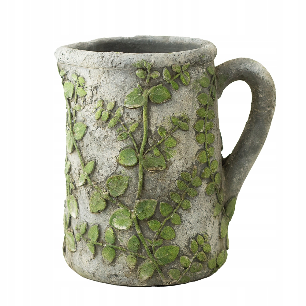 OSŁONKA W KSZTAŁCIE DZBANKA betonowa liście