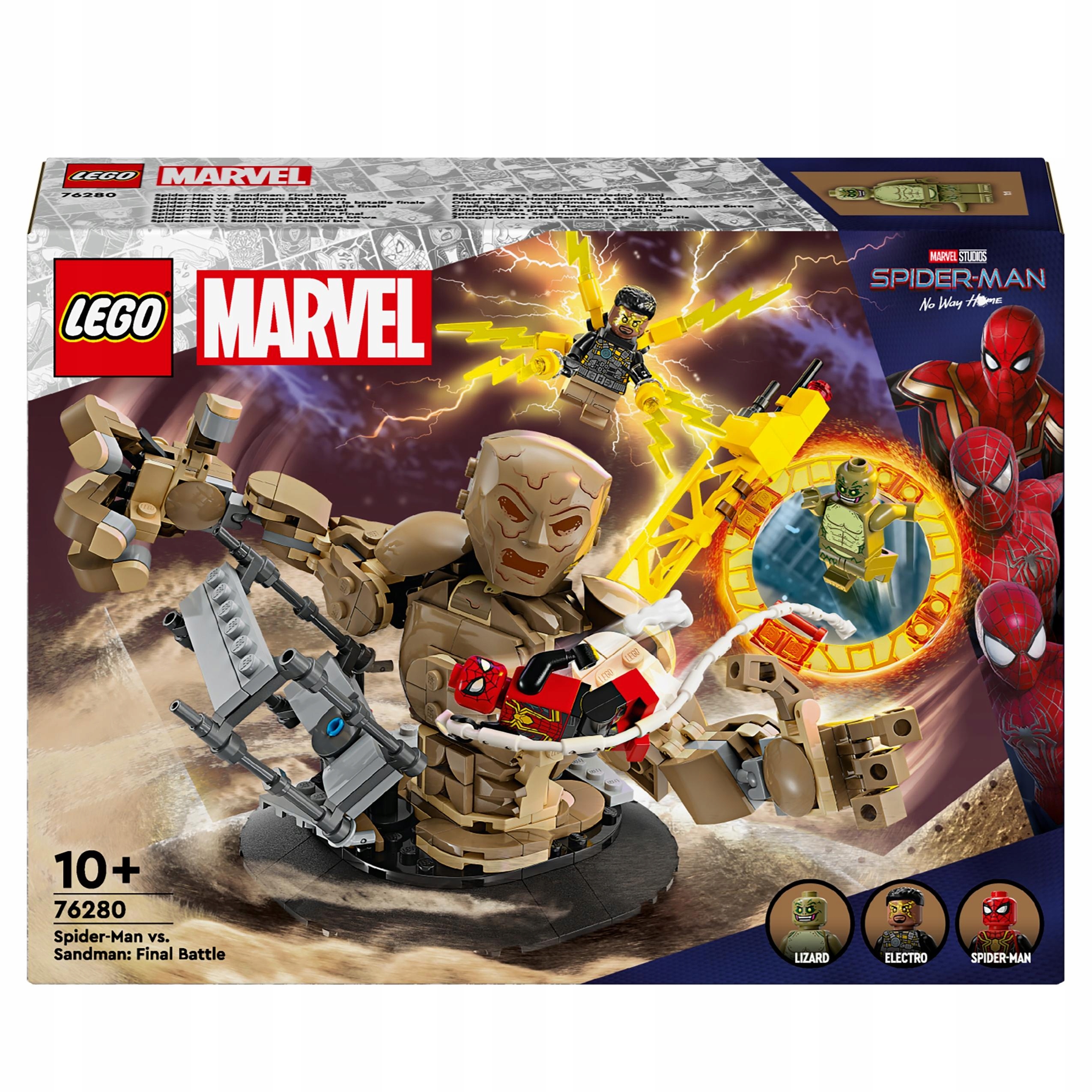 Lego Marvel Spider-Man vs. Sandman – závěrečná bitva 76280 Electro Ještěr