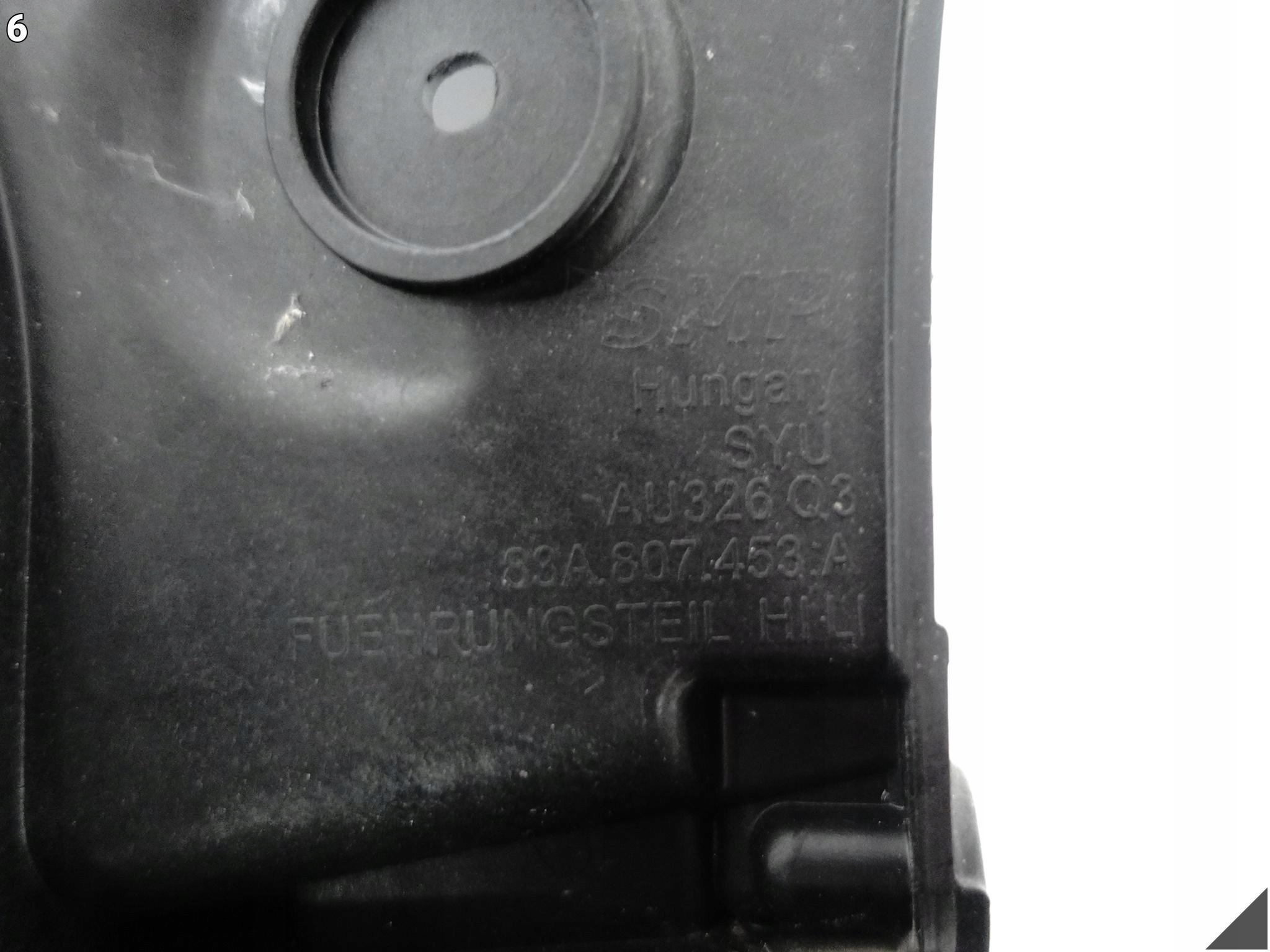 AUDI Q3 83A F3 18-25 support holder console bumper rear part left 83A807453A