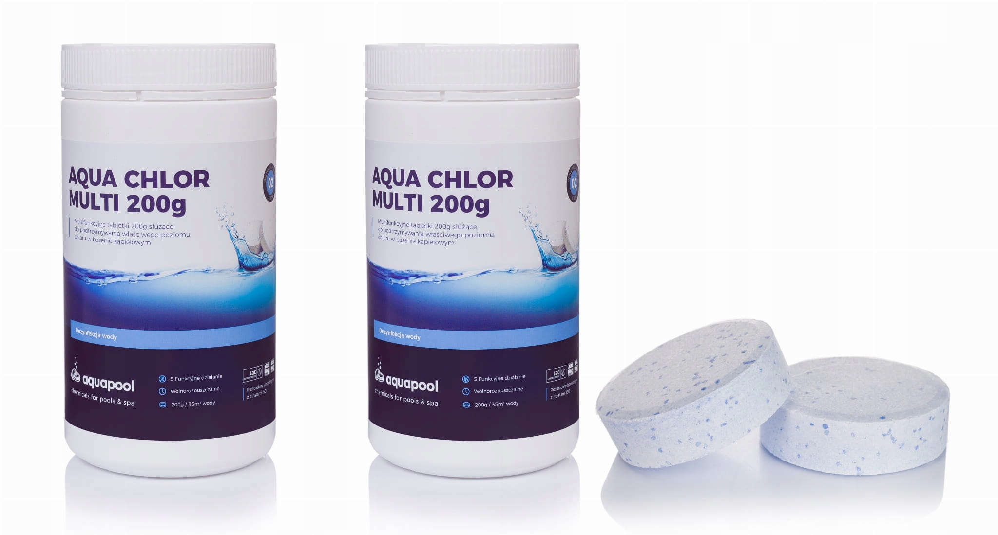 

Chlor Tabletki Multi 6w1 Do Basenów 200g 2x 1kg