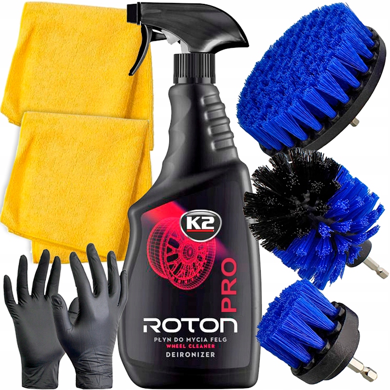 

Płyn K2 Roton Pro Mycia Felg Kół 750ML Szczotki