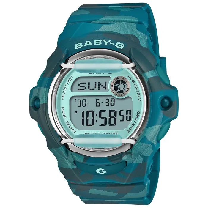 Dámské Hodinky Casio BG-169 CM-2ER Baby-g Modré Na Řemínku 200M