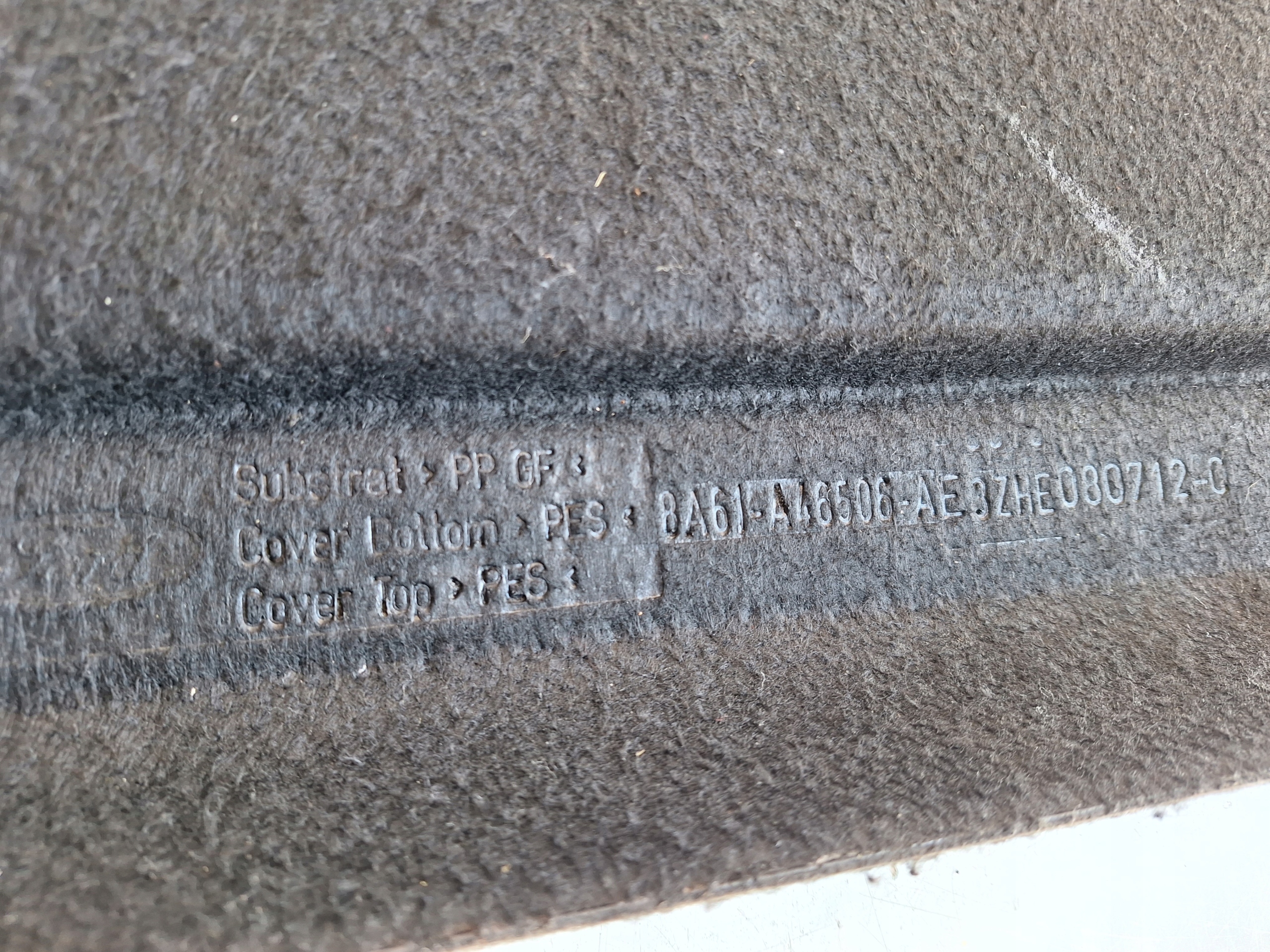 FORD FIESTA MK7 08-17 rear plato