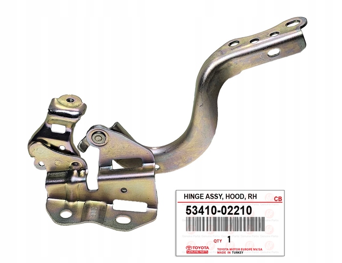 TOYOTA AURIS E18 2012-2018 ZAWIAS MASKI PRAWY 5341002210 ORYGINAŁ