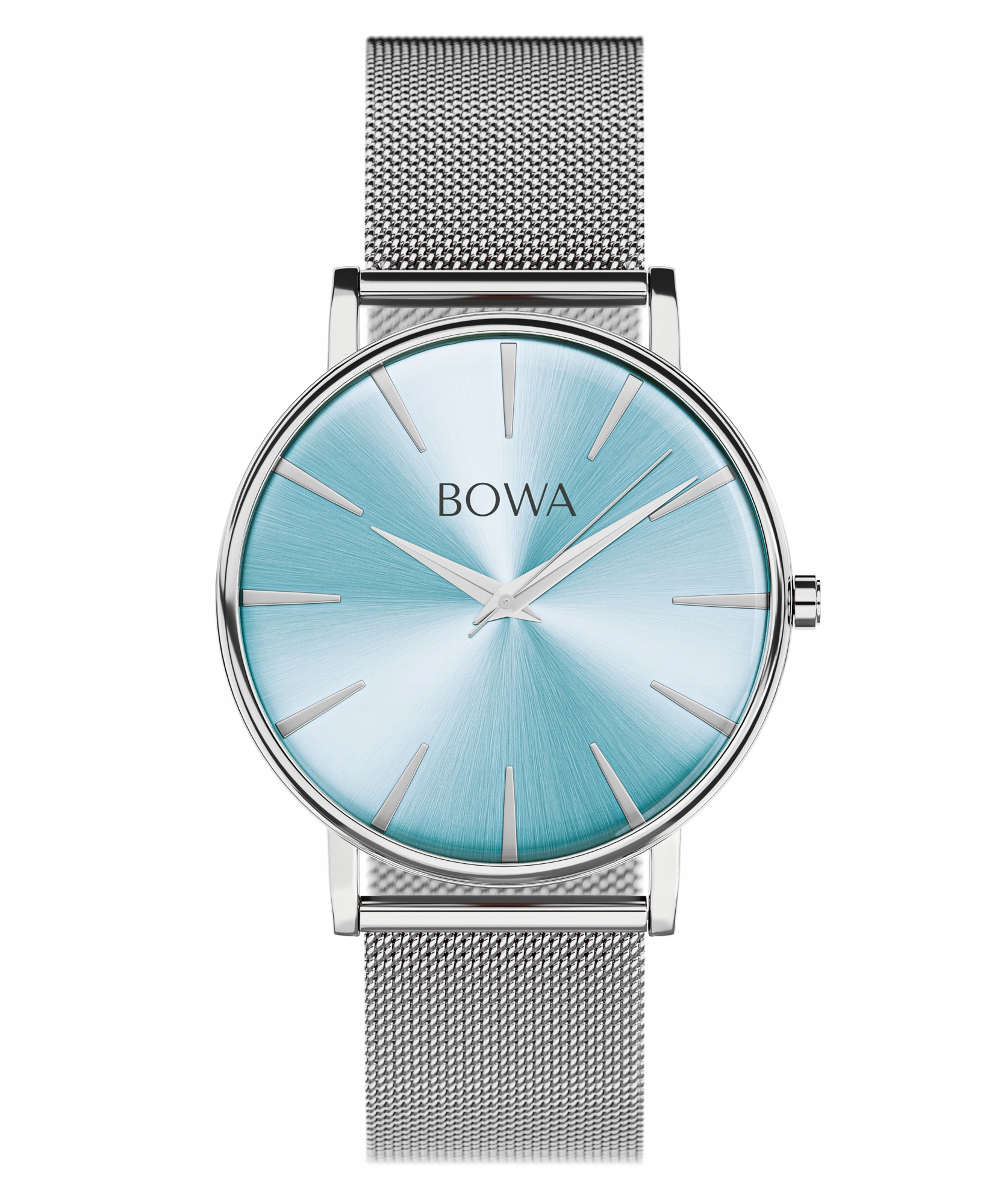 Dámské hodinky Bowa Praha Turquoise-Silver Mesh 38