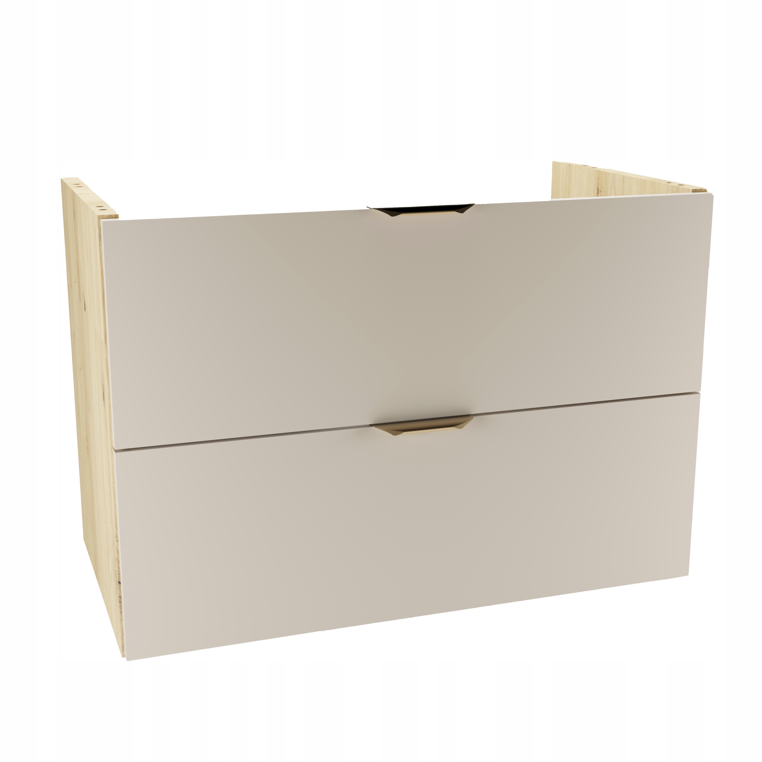 Skříňka pod umyvadlo Kašmír/Dub artisan 80 cm, bez desky Orio