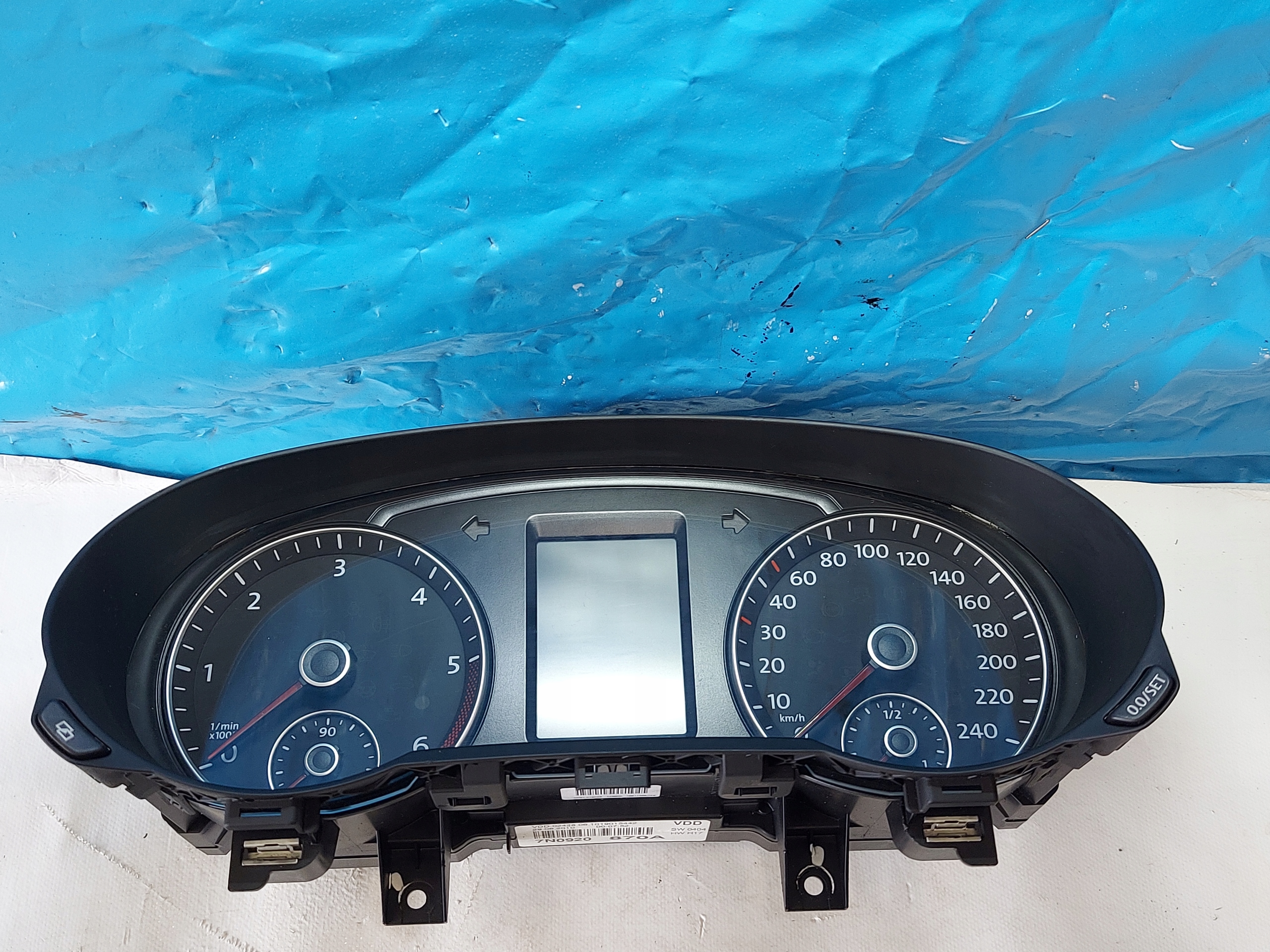 dials clock SHARAN 7N 2.0 TDI 7N0920870A