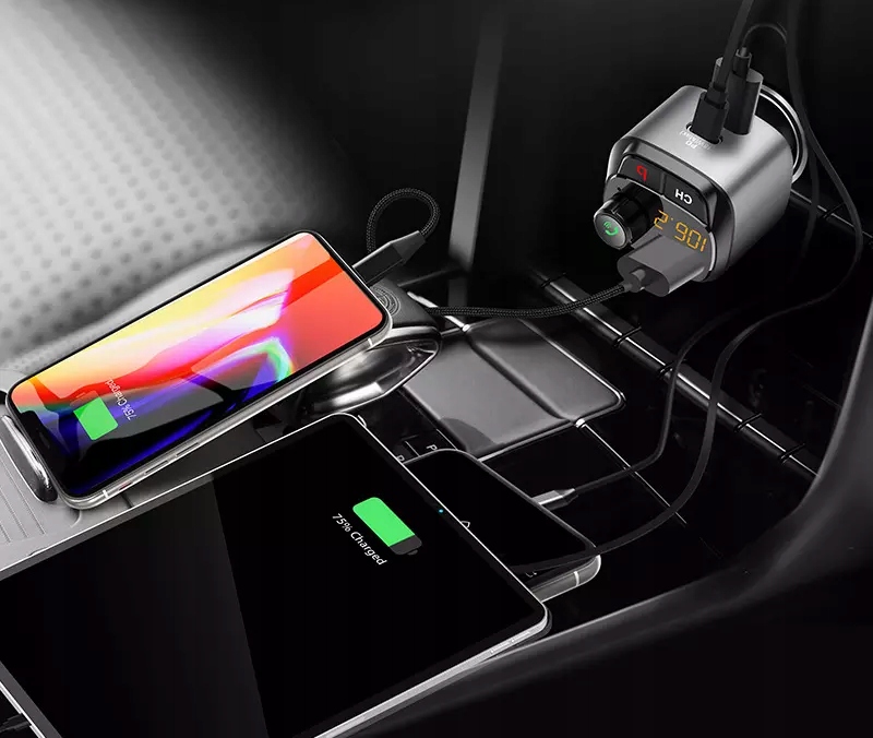 TRANSMITER FM ADAPTER BLUETOOTH USB SD MP3 QC 3.0 Kod producenta 5904151237528