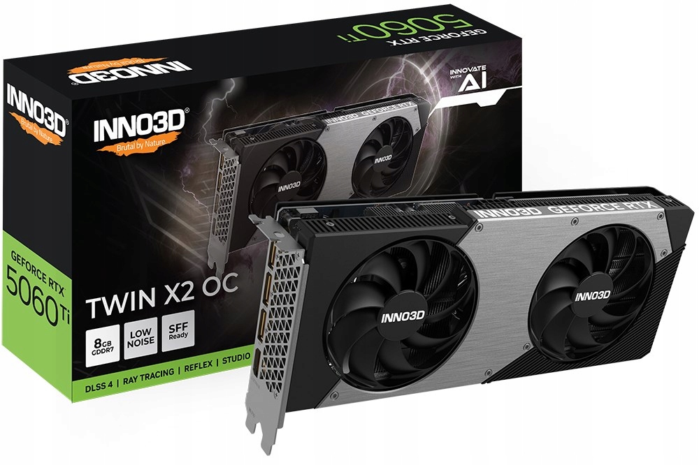 Grafická karta INNO3D Rtx 5060 Ti Twin X2 Oc 8GB