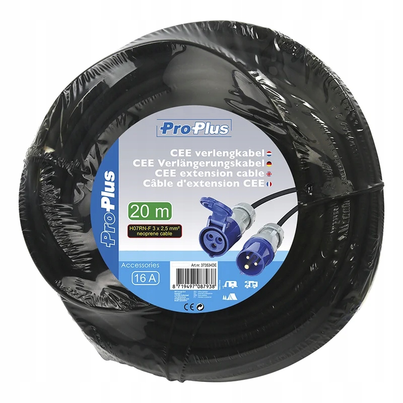 PRZEDŁUŻACZ KEMPINGOWY CEE 230V 3X1,5 MM 30 M Marka Szopeneria