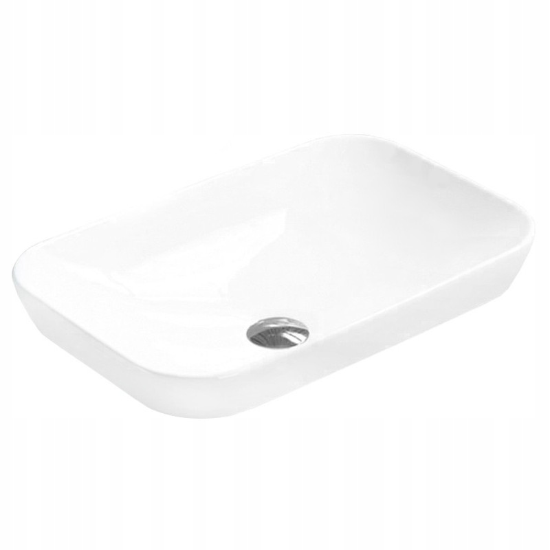Mexen Nina umyvadlo na desku 51 x 34 cm, Bílá