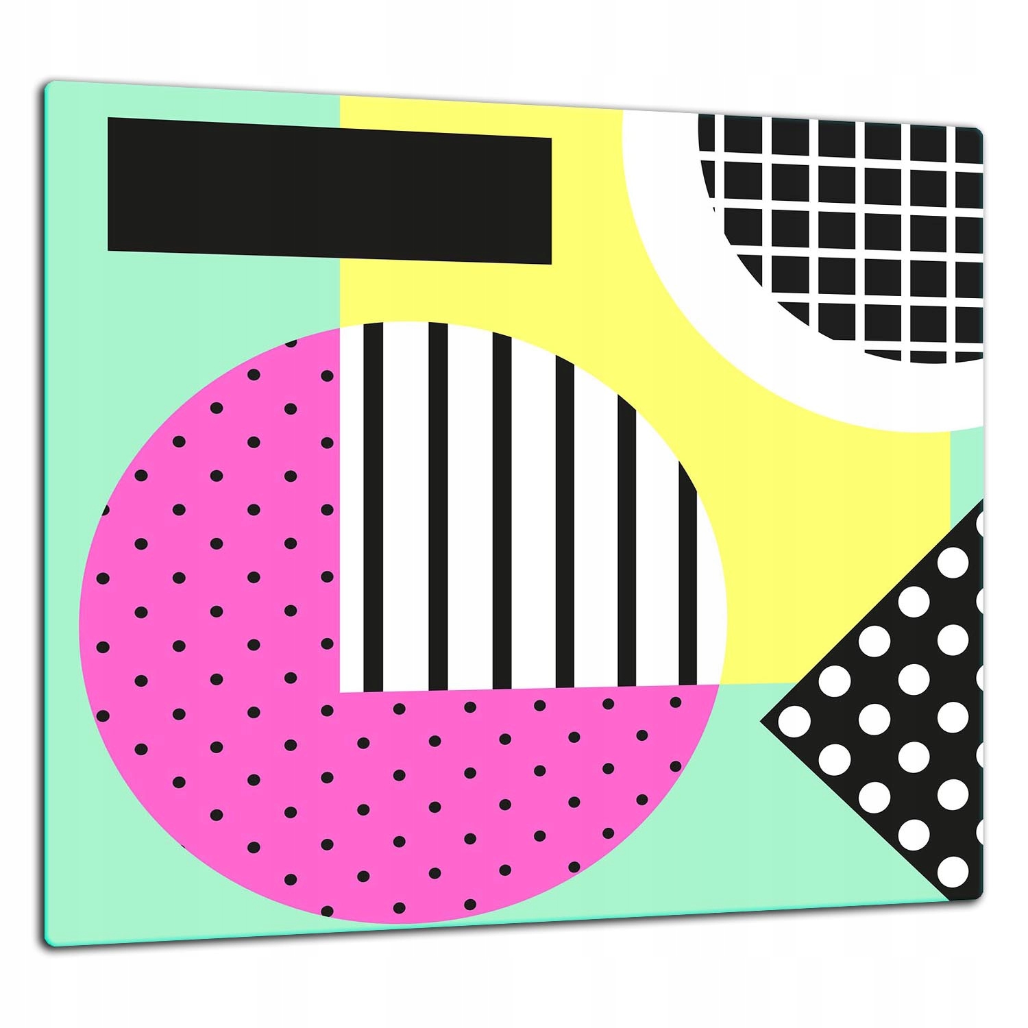7v1 Skleněná Deska Ochranný Panel 65x60 Vzor Tvrzené Sklo
