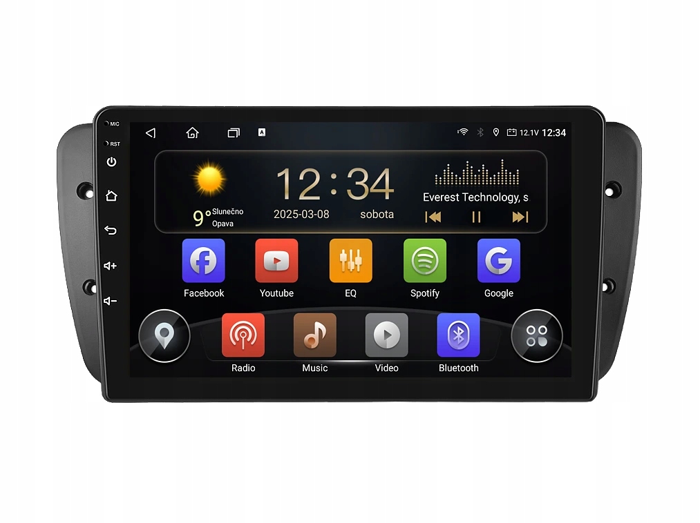 Isudar 2DIN autorádio T72-IEV112 Android, Seat Ibiza