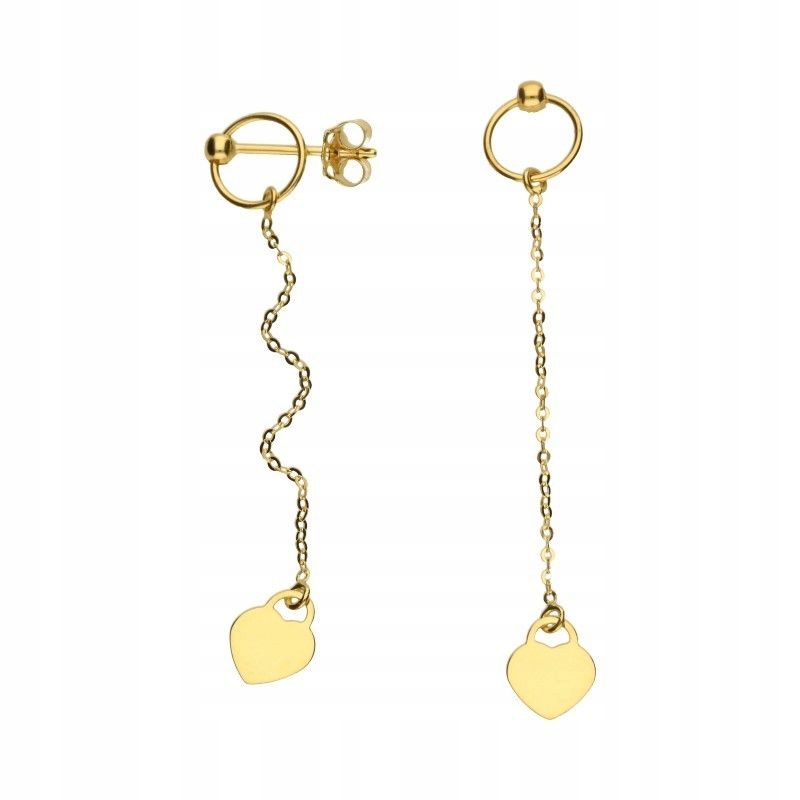 Zlaté Náušnice pr. 585 14 karátů KZ65